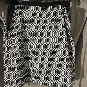 Knee length pencil skirt